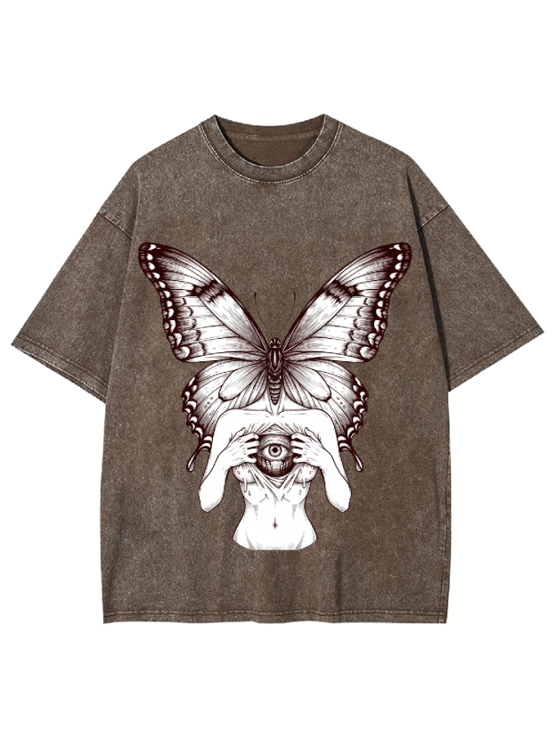 Butterfly Vision Washed Tshirt