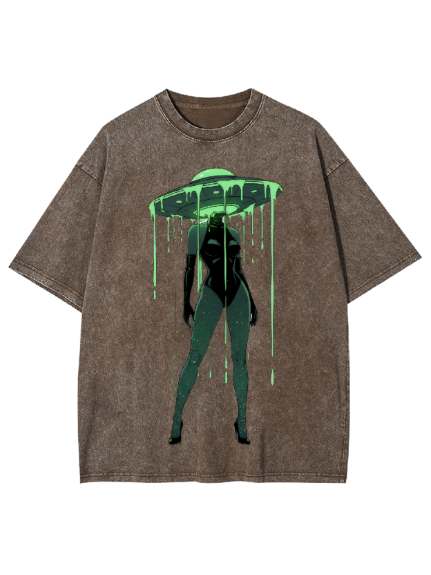 Alien Enchantress Washed Tshirt