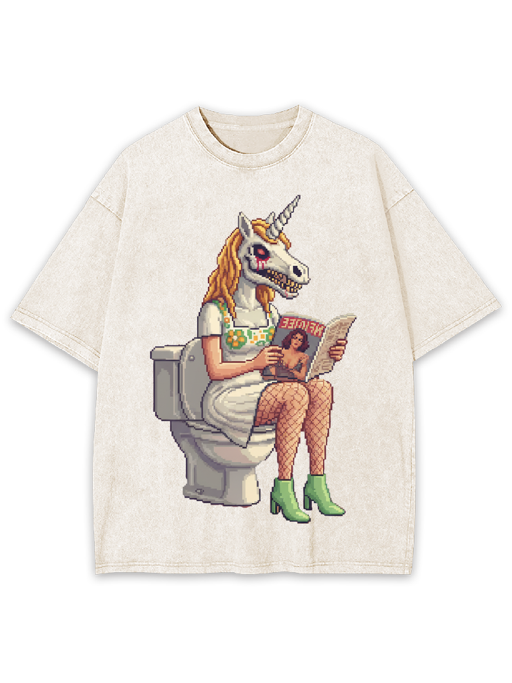 Unicorn Oddity Washed Tshirt