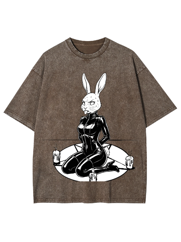 Occult Bunny Washed Tshirt