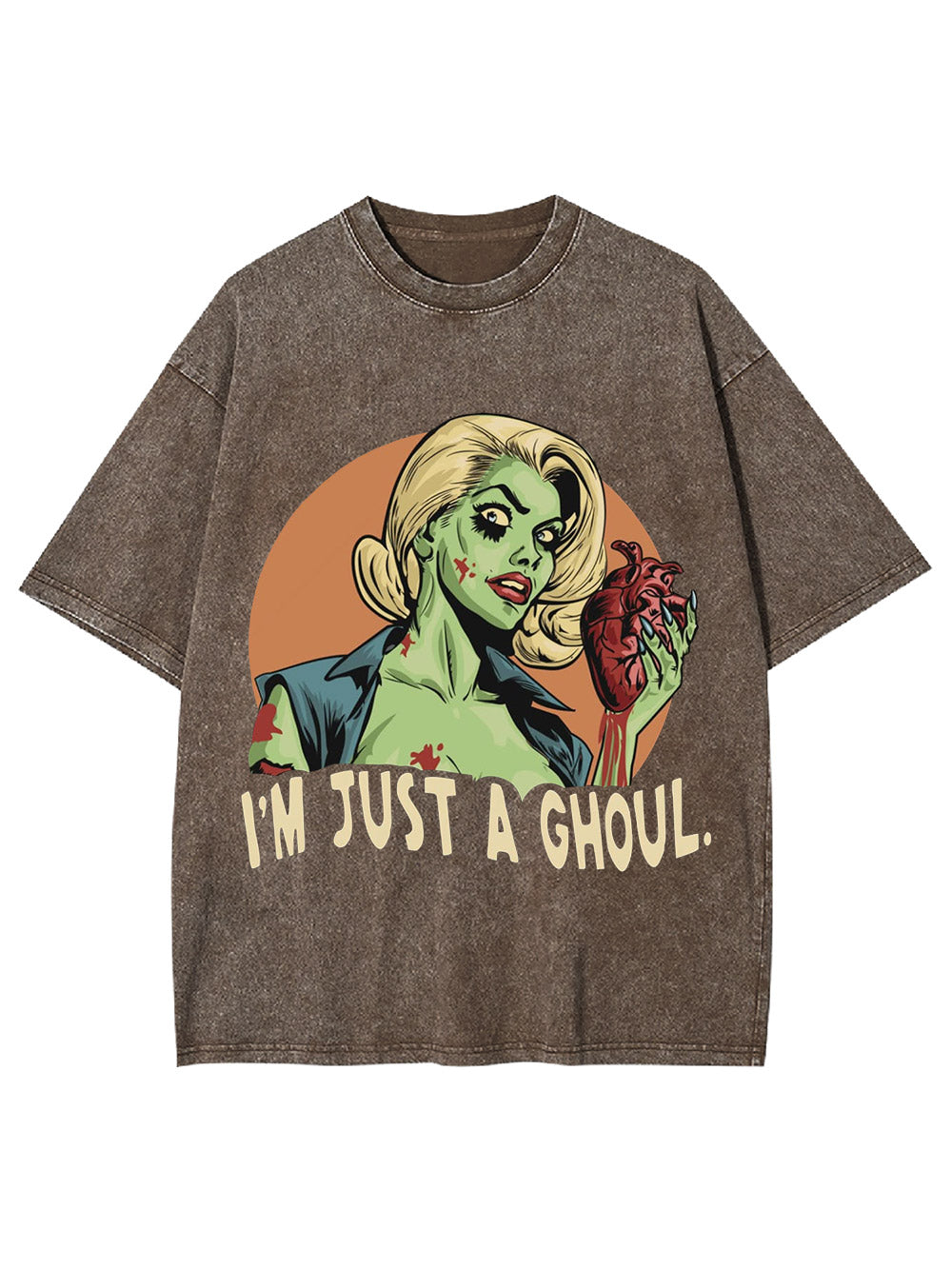 I'm Just A Ghoul Washed Tshirt