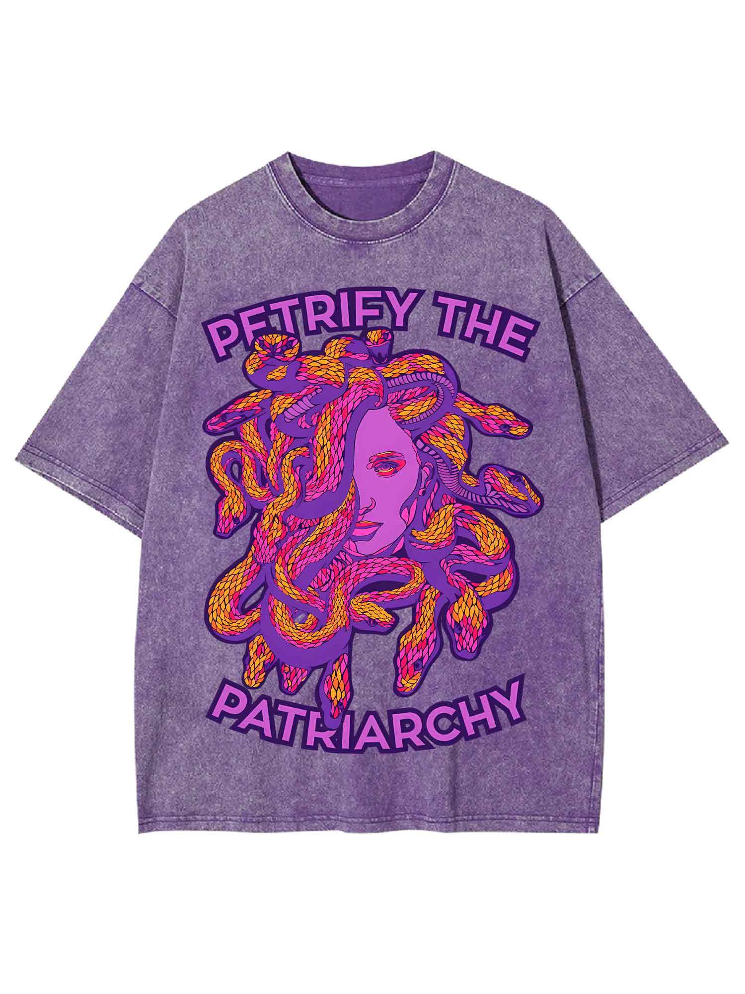 PETRIFY THE PATRIARCHY WASHED TSHIRT