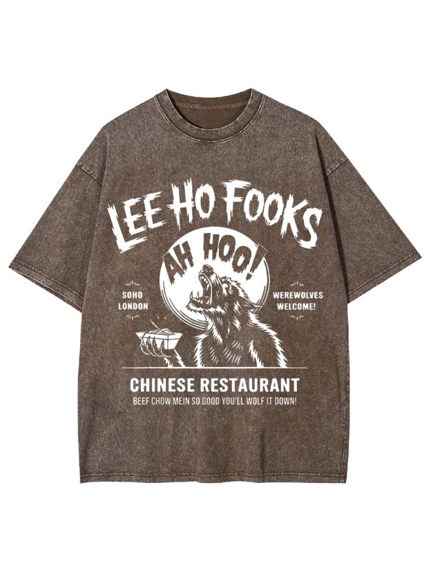 Werewolves Welcome Washed Tshirt