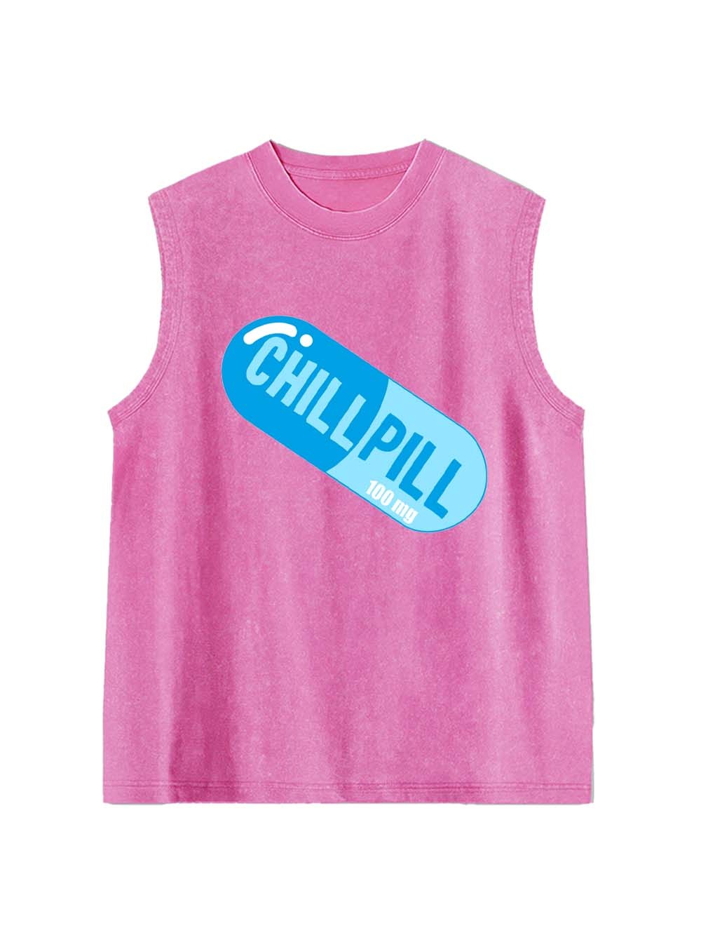 Chill Pill Washed Tank Top