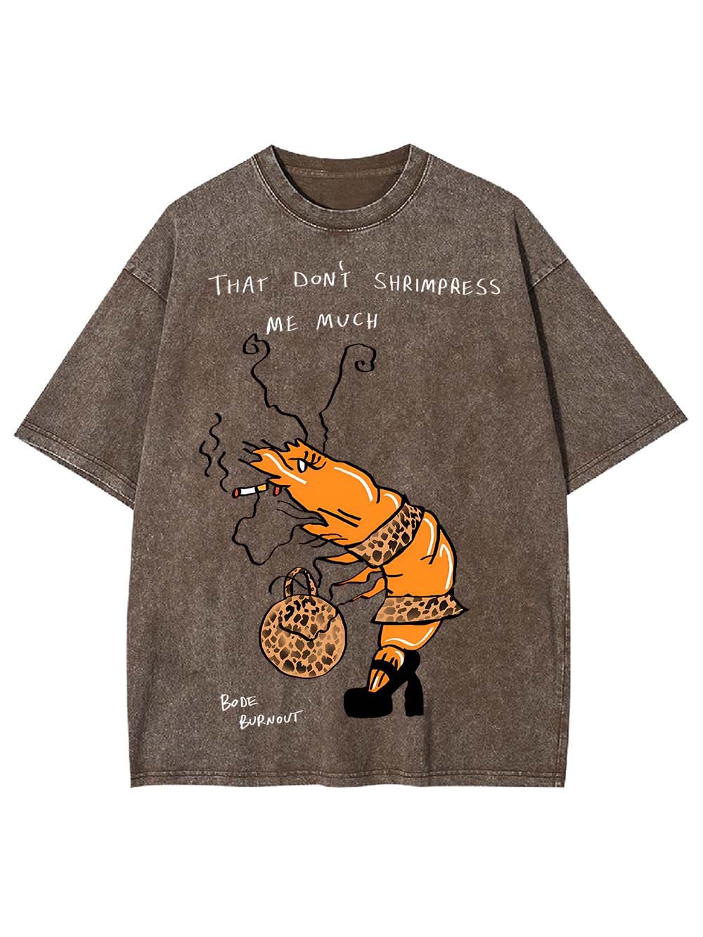 Shrimpress Attitude Washed Tshirt