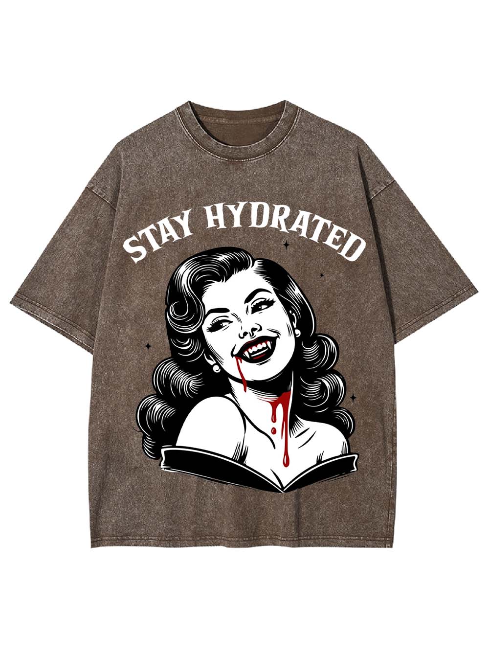 Stay Hydrated Washed Tshirt