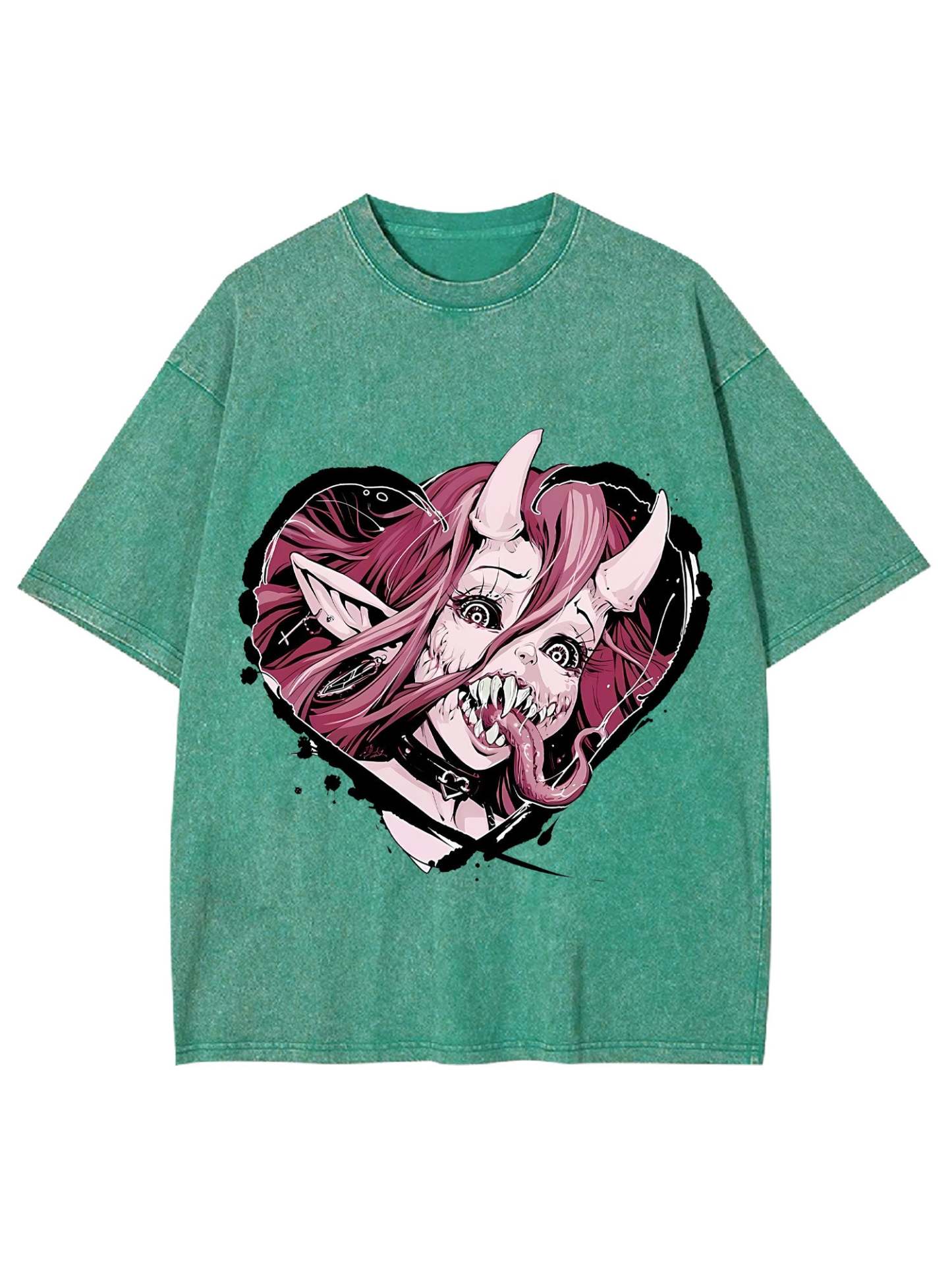 Heart Of The Demoness Washed Tshirt