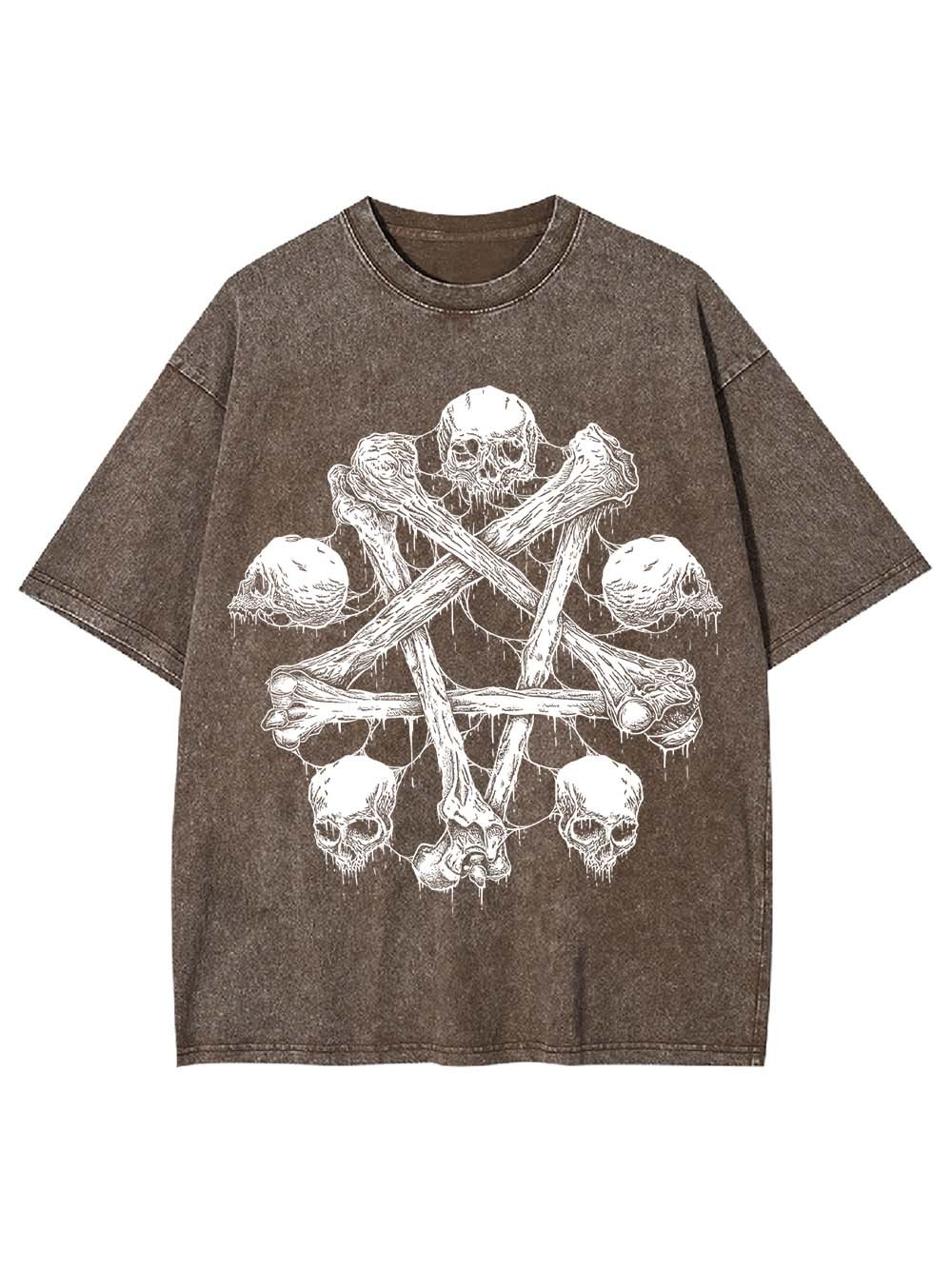 Symbol Of Decay Washed Tshirt-ClassyOutlaw Sale