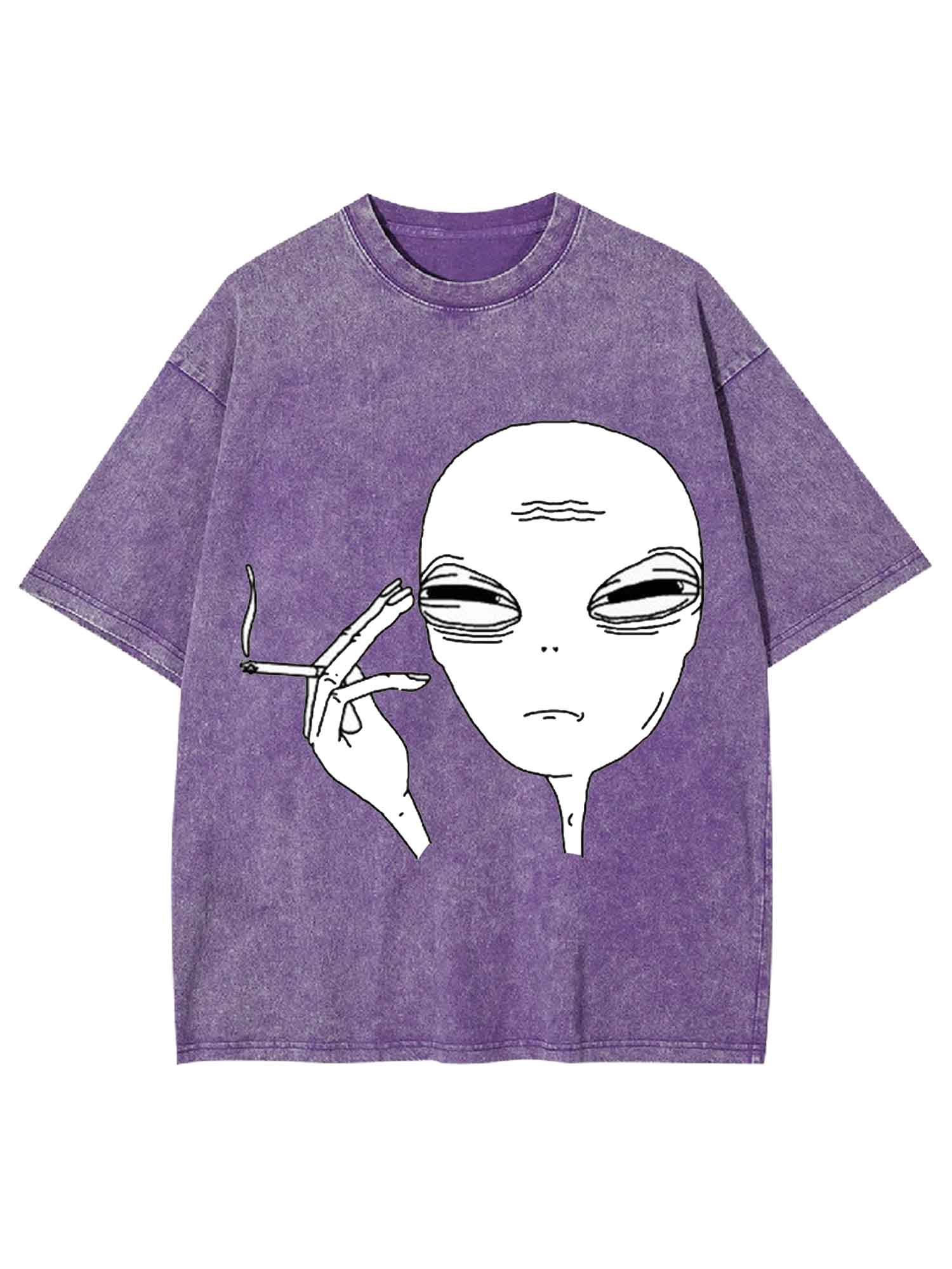 Alien Smoker Washed Tshirt