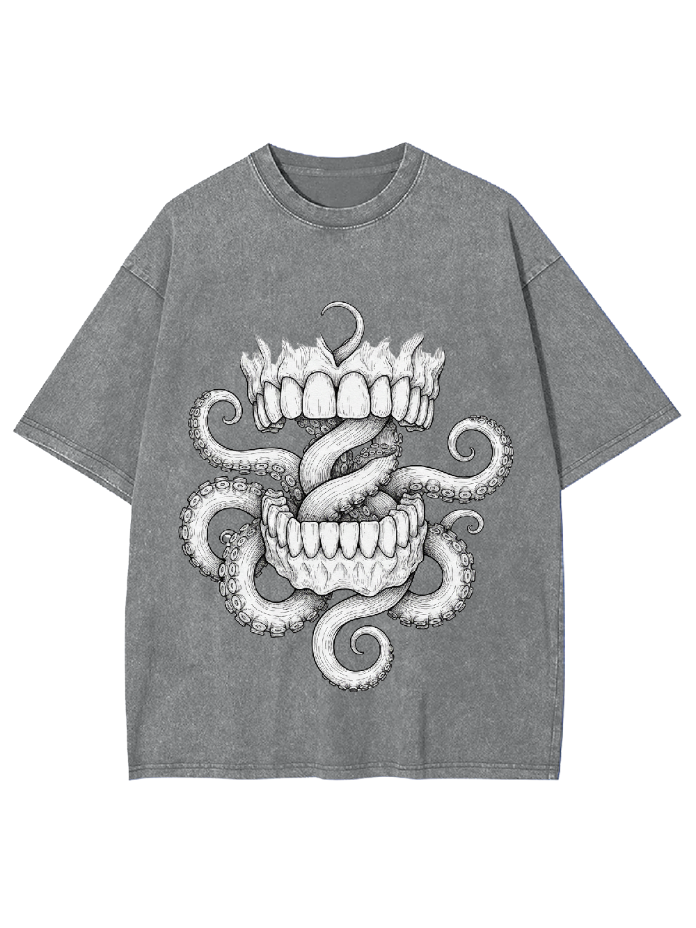 Tentacle Bite Washed Tshirt
