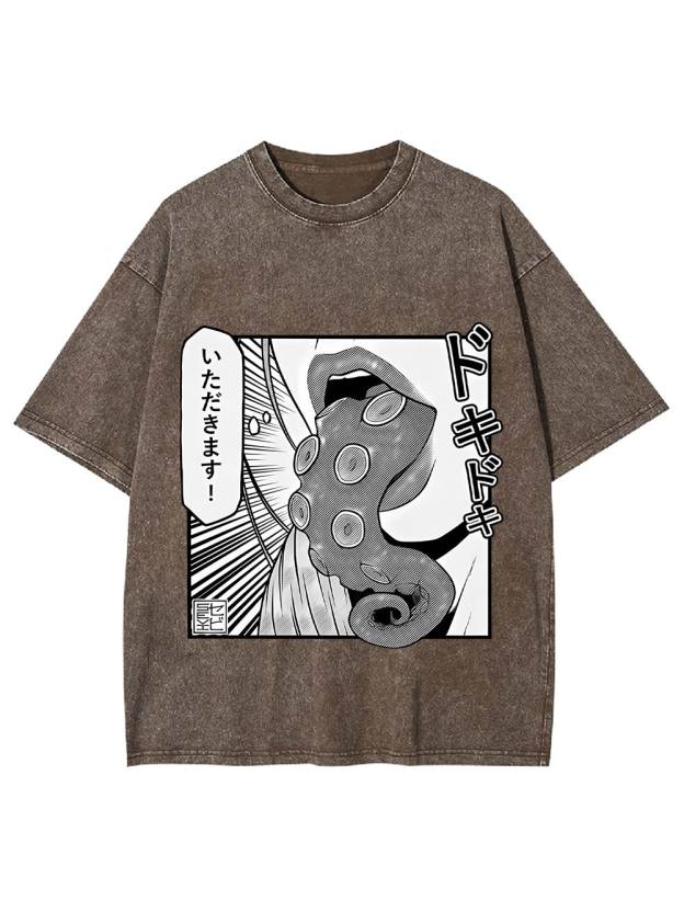 Tentacle Washed Tshirt