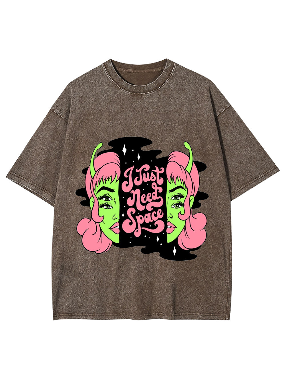 I Just Need Space Washed Tshirt
