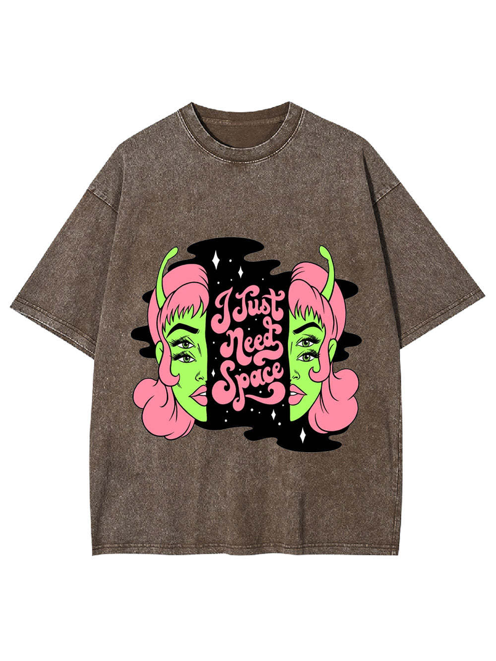 I Just Need Space Washed Tshirt