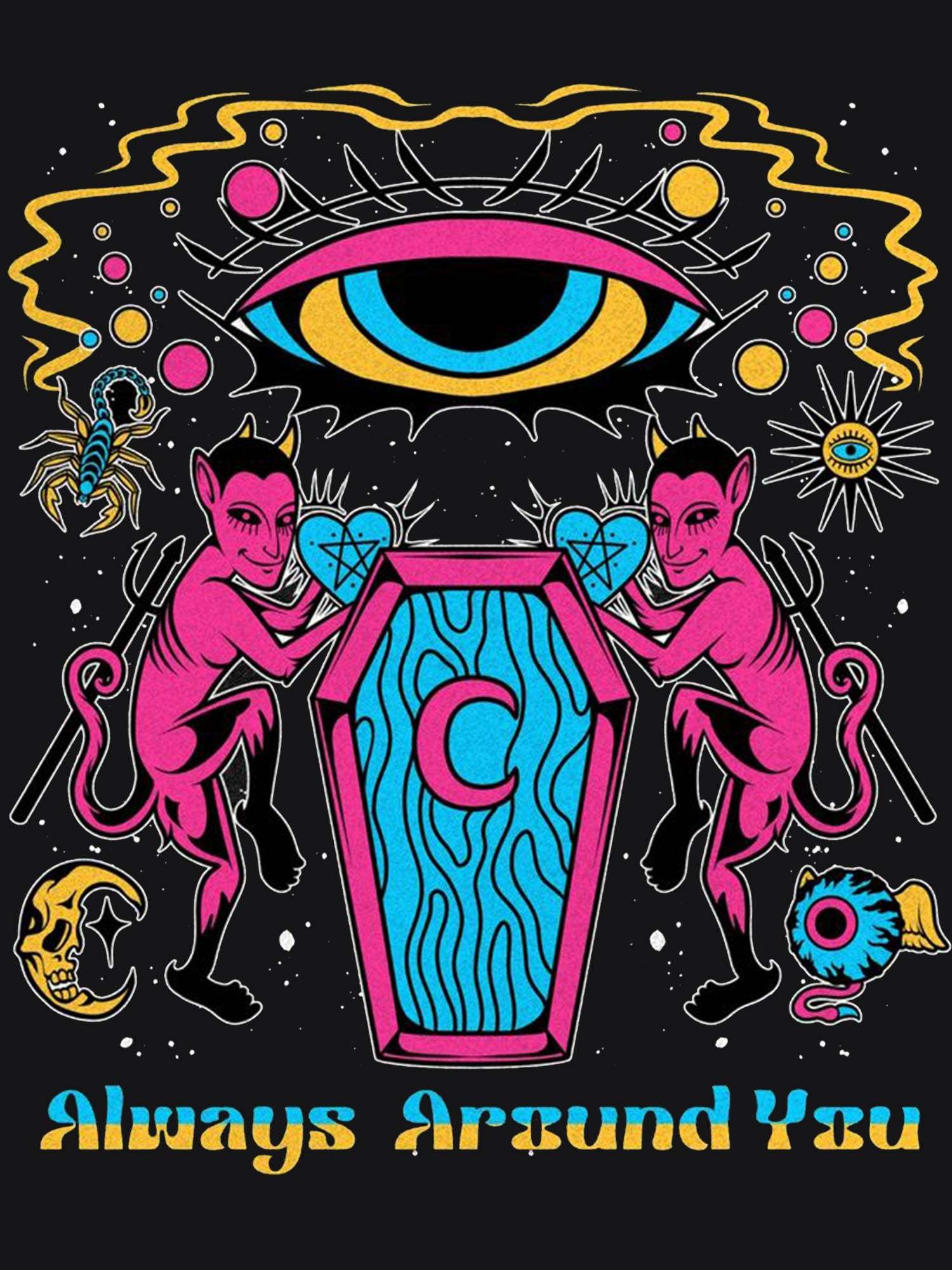 Always Around You Washed Tshirt