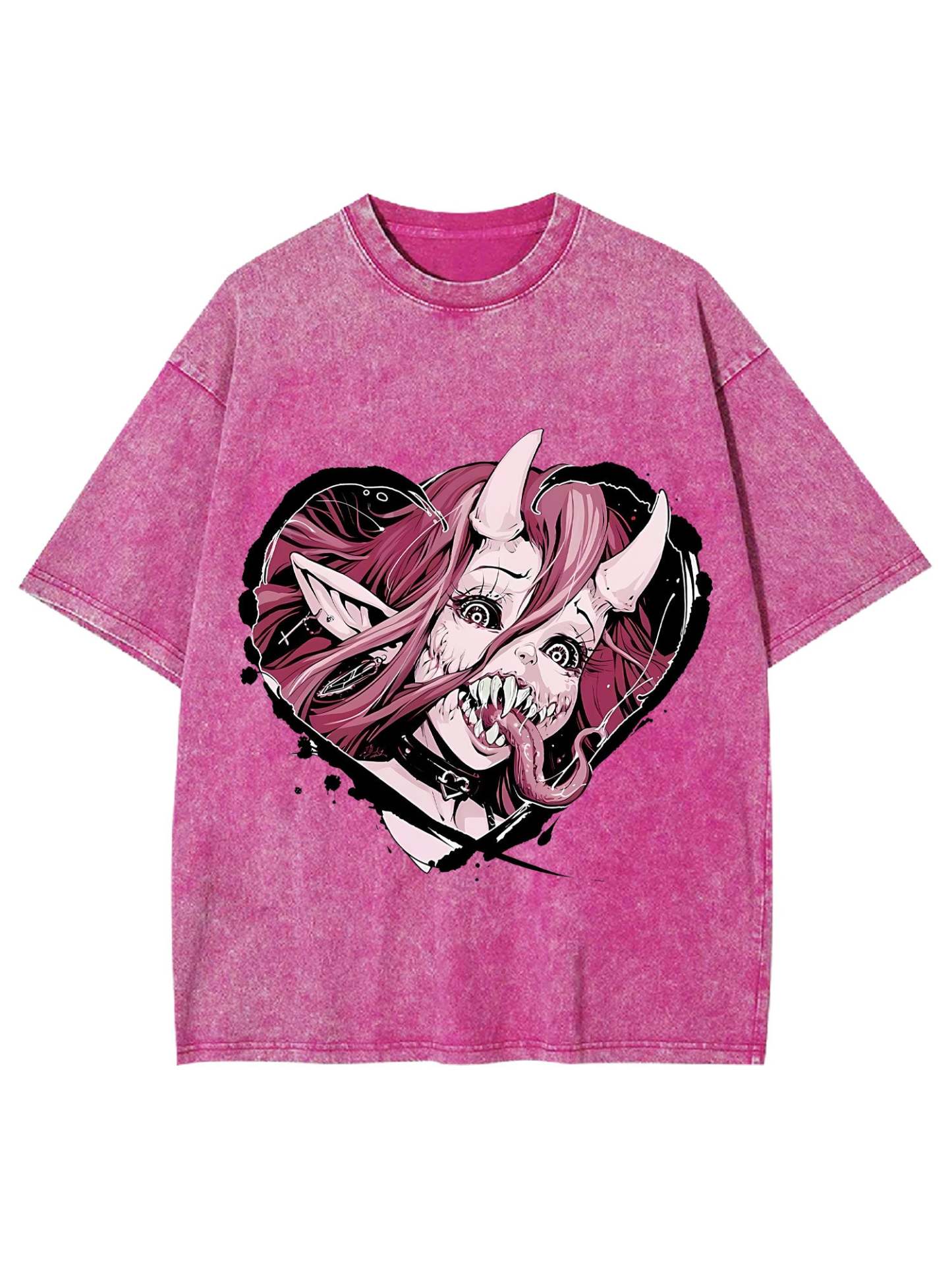 Heart Of The Demoness Washed Tshirt
