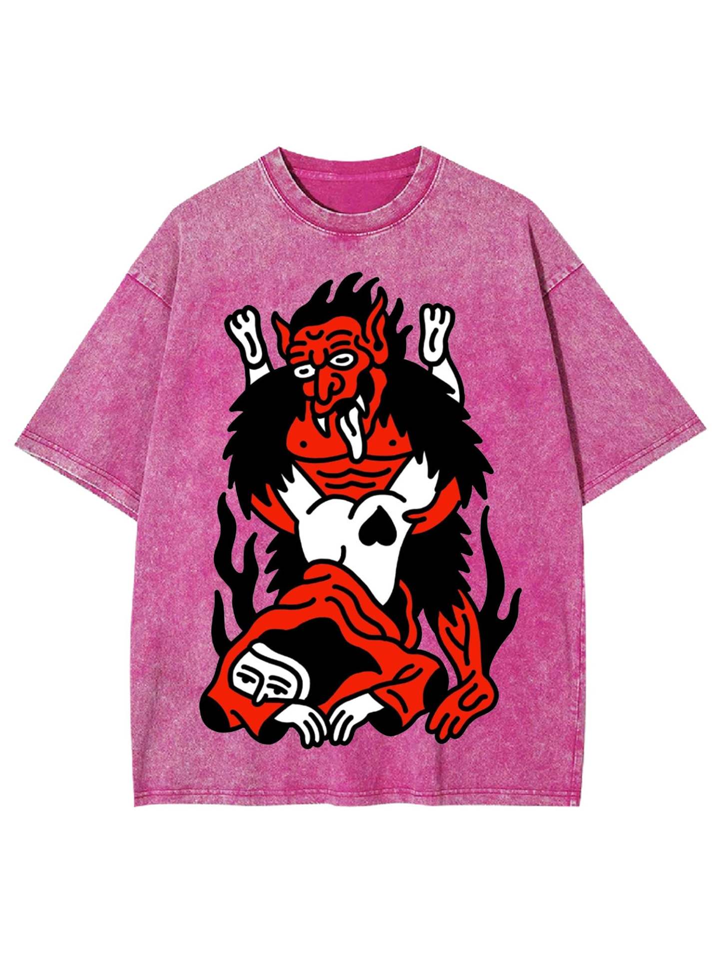 THE DEVIL'S EMBRACE WASHED TSHIRT