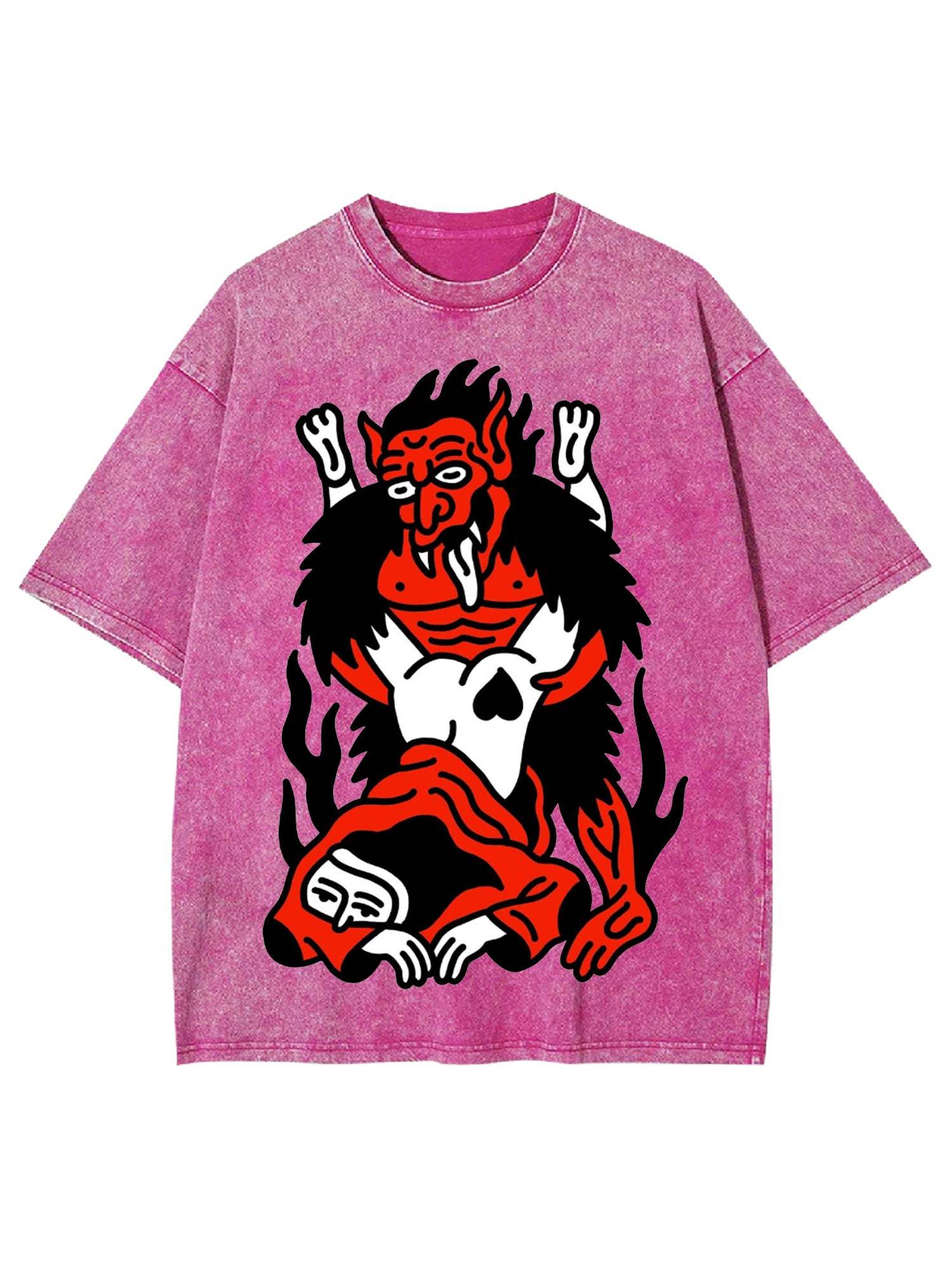 THE DEVIL'S EMBRACE WASHED TSHIRT