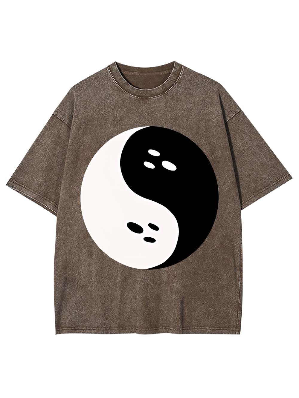 Spooky Yin Yang Washed Tshirt