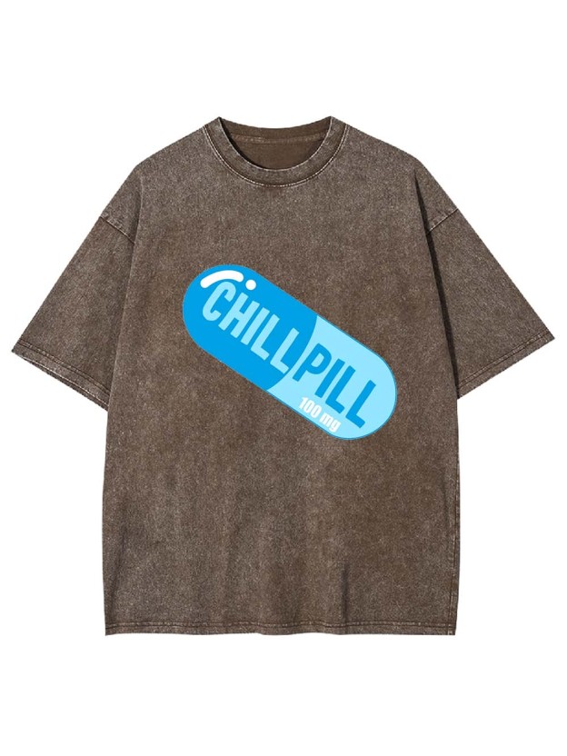 Chill Pill Washed Tshirt