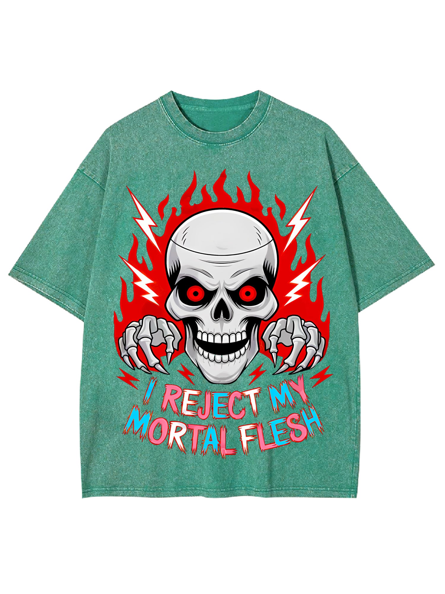 I Reject My Mortal Flesh Washed Tshirt