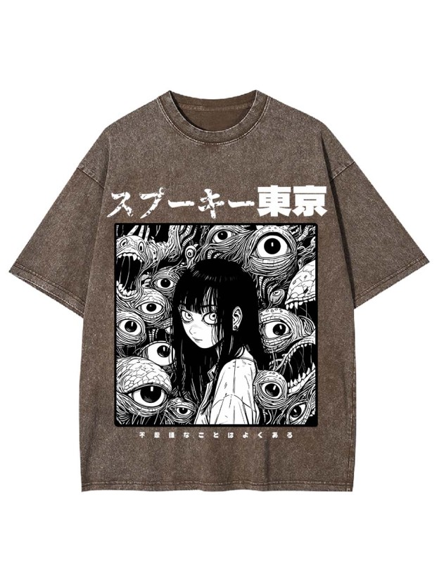 Spooky Tokyo Washed Tshirt