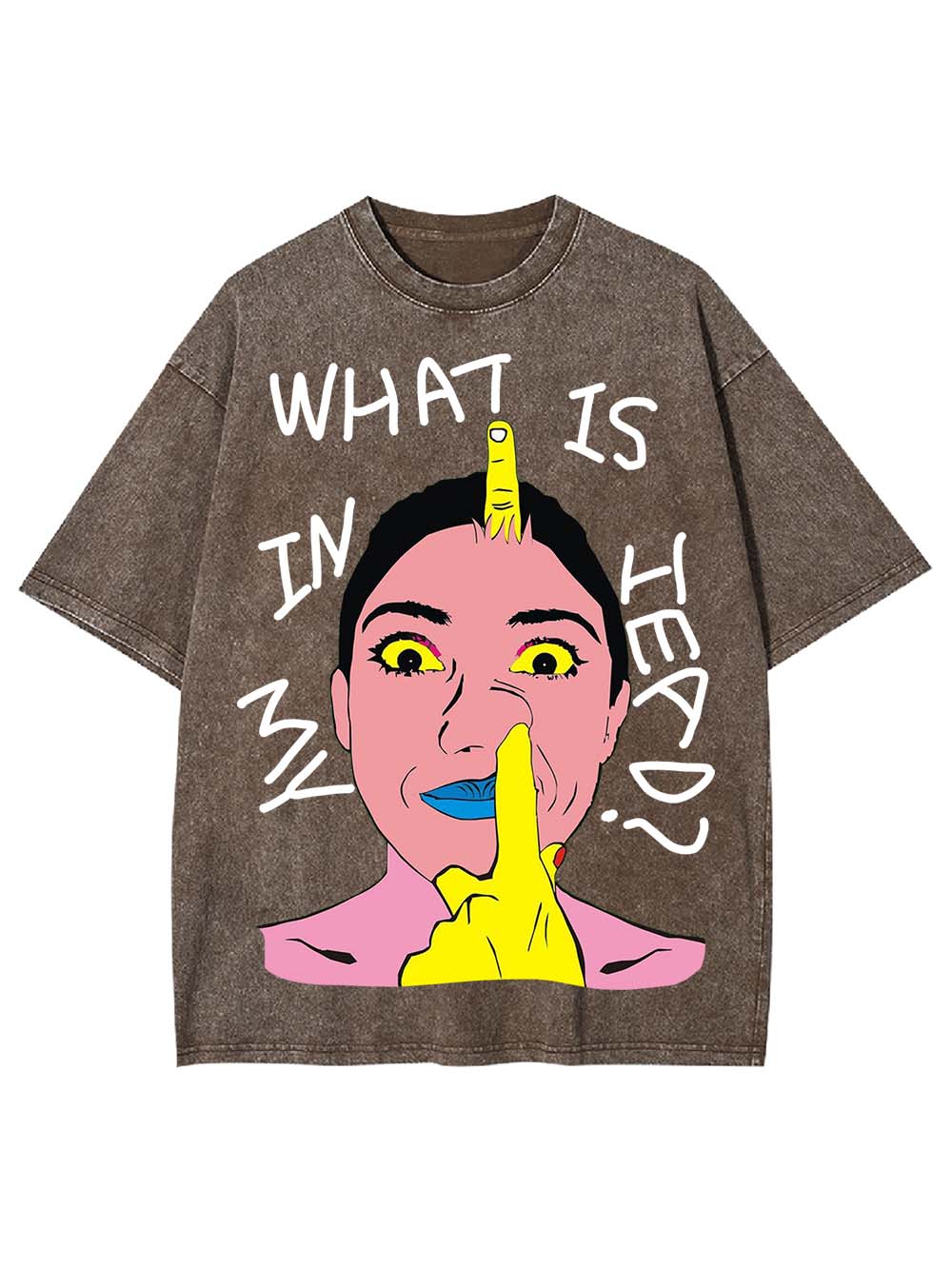 What Is In My Heads?  Washed Tshirt
