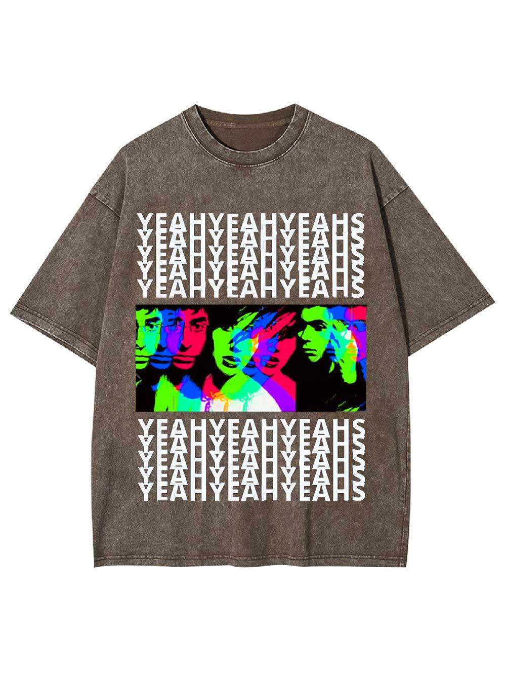 Yeah Yeah Yeahs Vibes Washed Tshirt