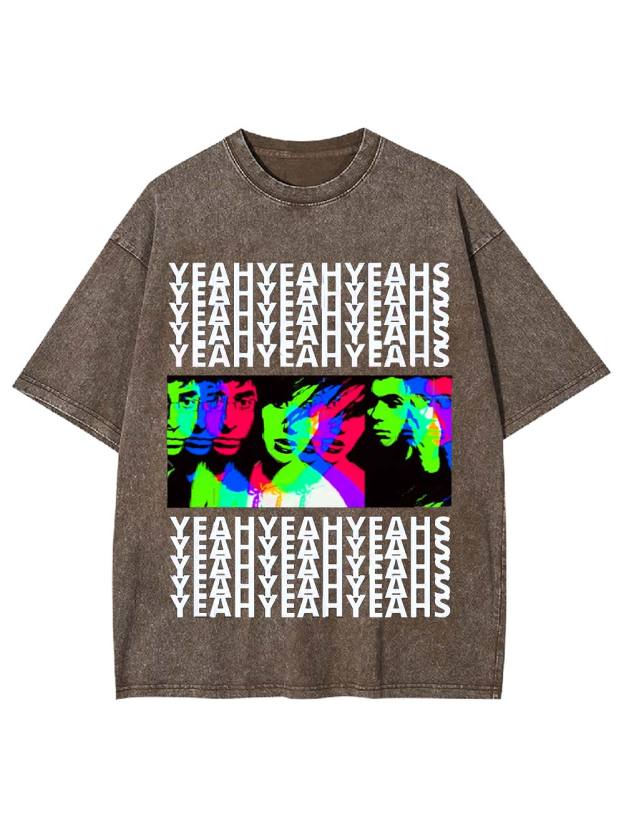 Yeah Yeah Yeahs Vibes Washed Tshirt