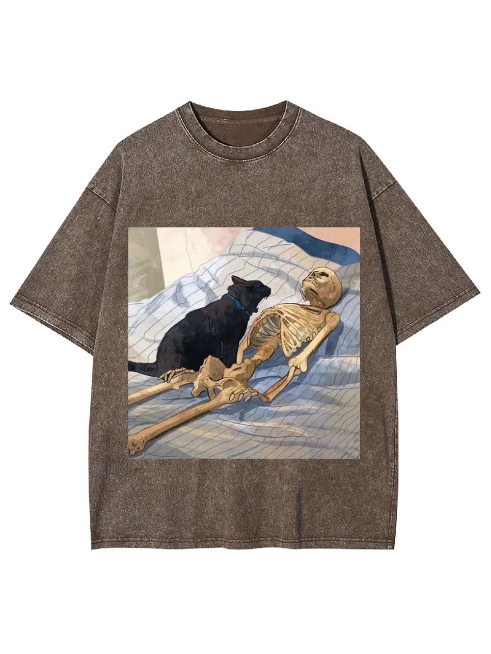 Wake Up Human Washed Tshirt