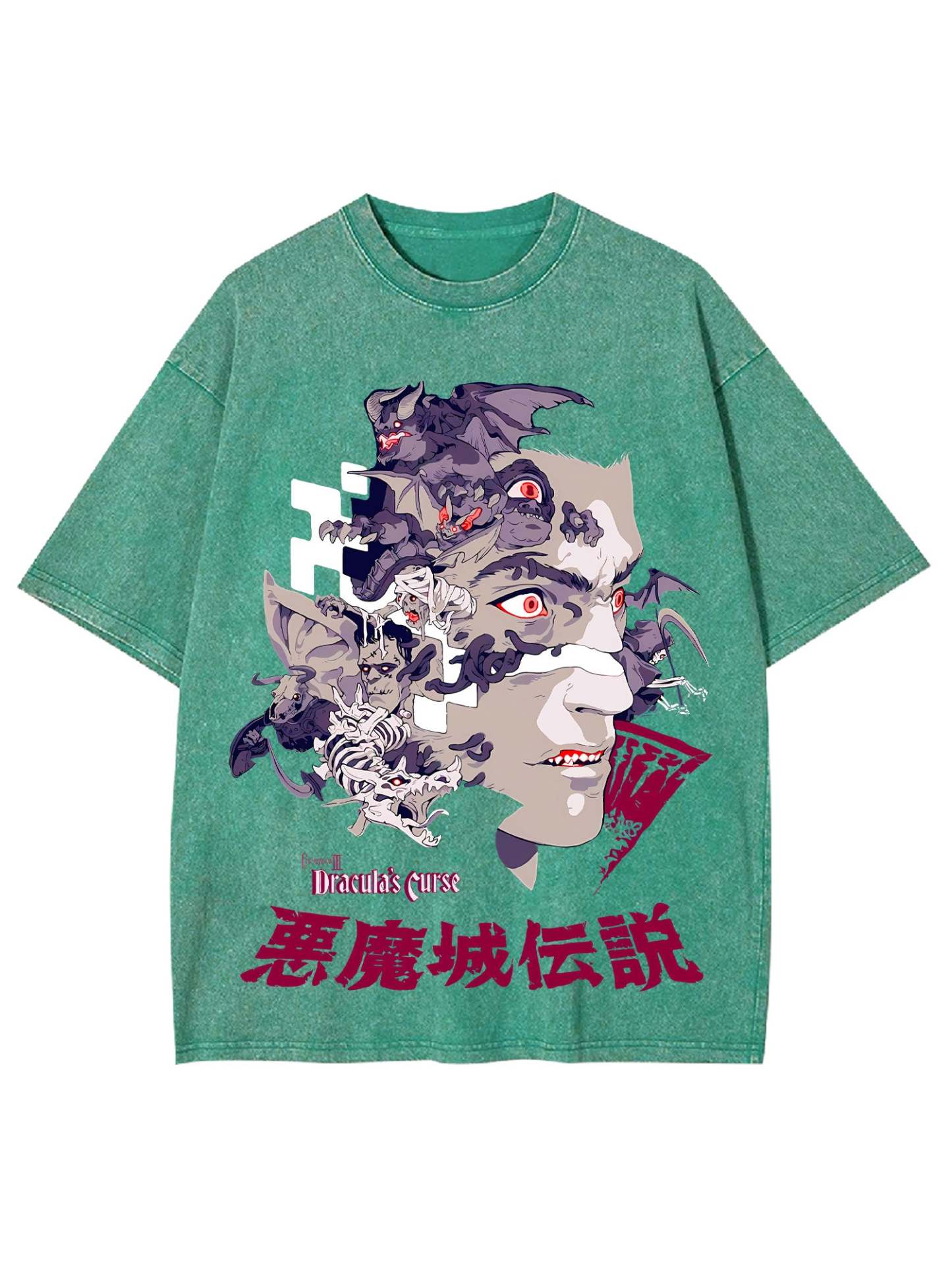 Curse Of The Vampire King Washed Tshirt