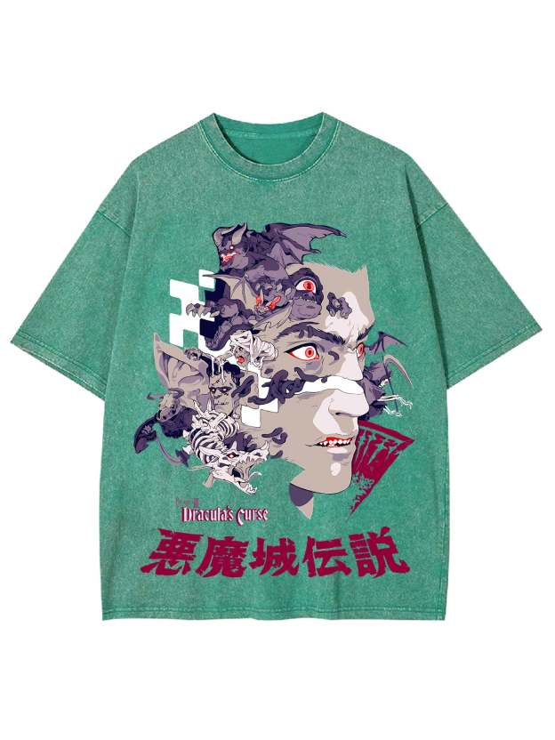 Curse Of The Vampire King Washed Tshirt