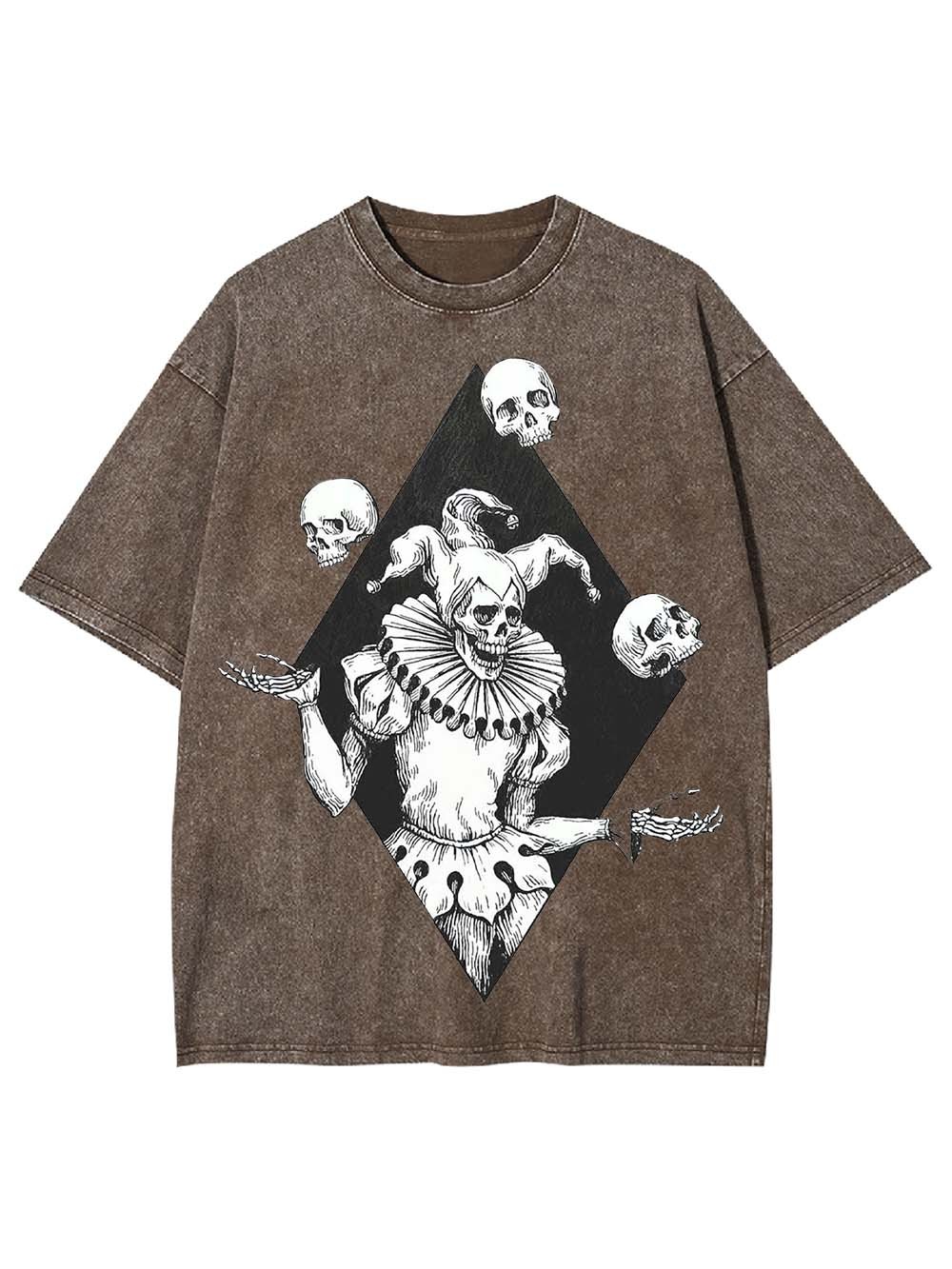 JESTER OF DEATH WASHED TSHIRT