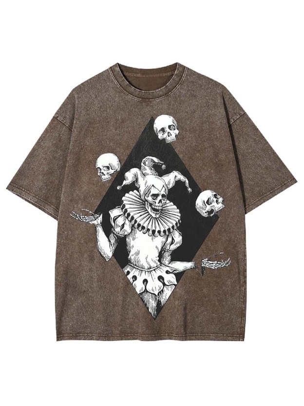 JESTER OF DEATH WASHED TSHIRT