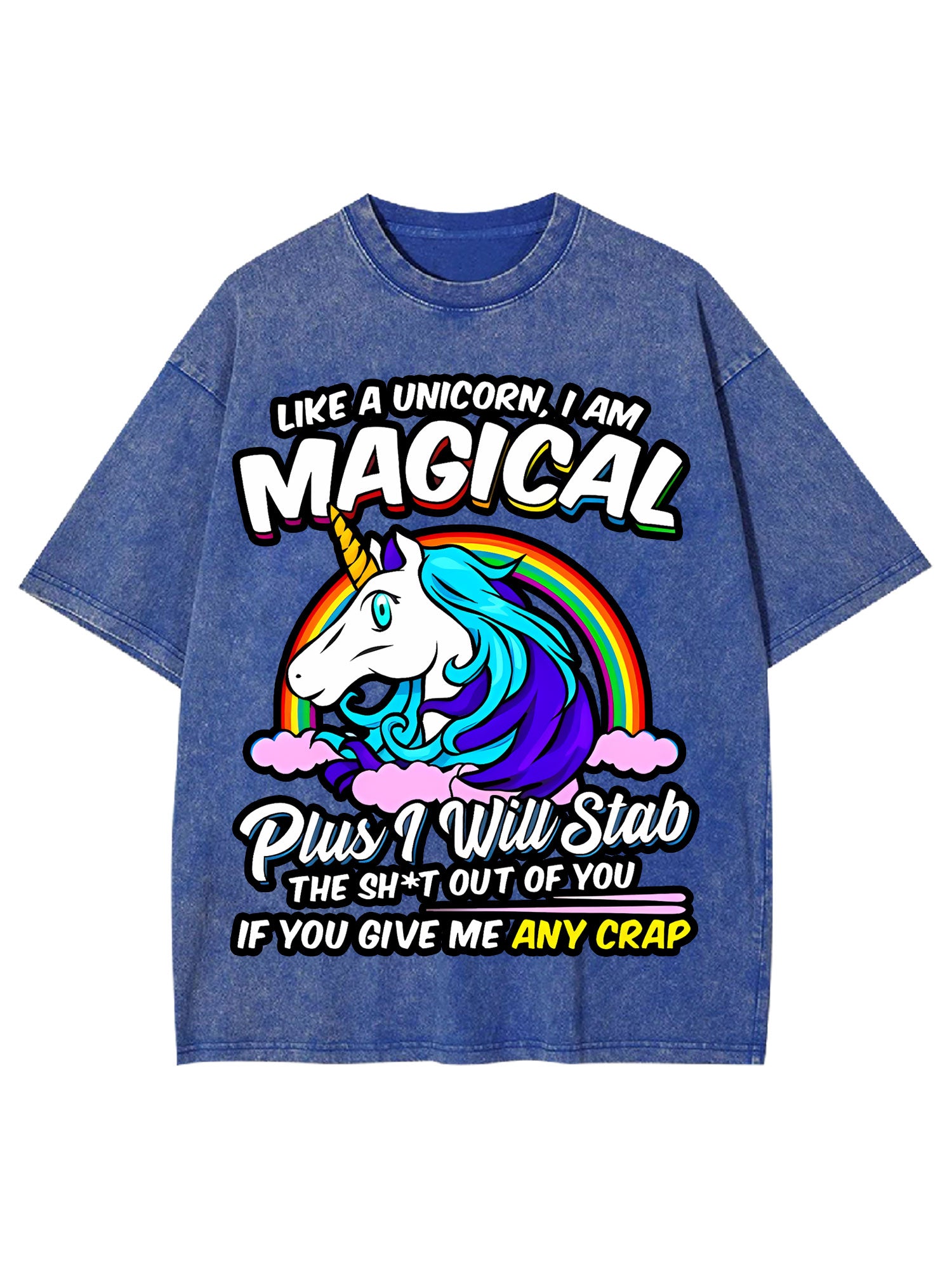 Like A Unicorn, I Am Magical Washed Tshirt