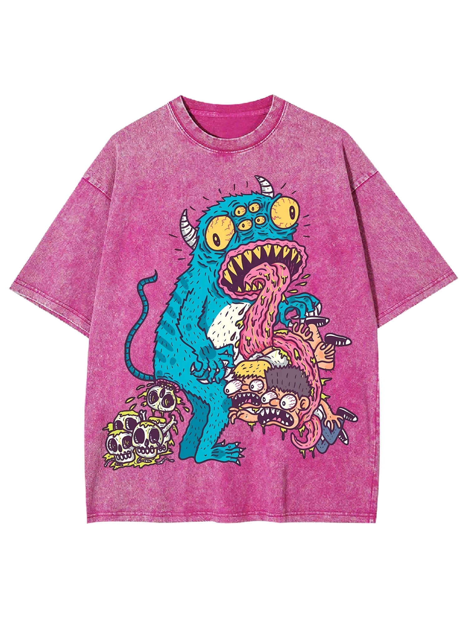 Horror Monster Washed Tshirt