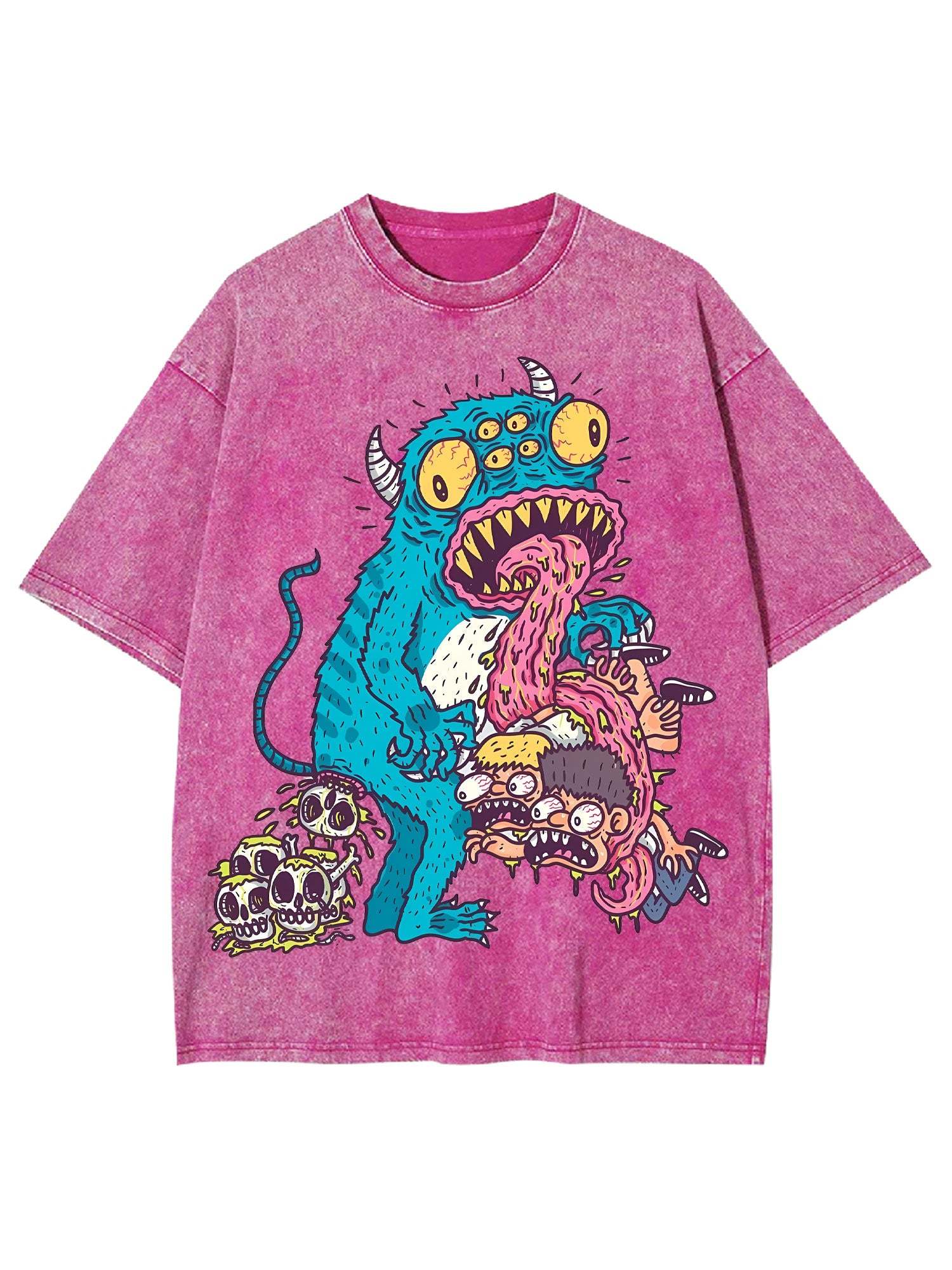 Horror Monster Washed Tshirt