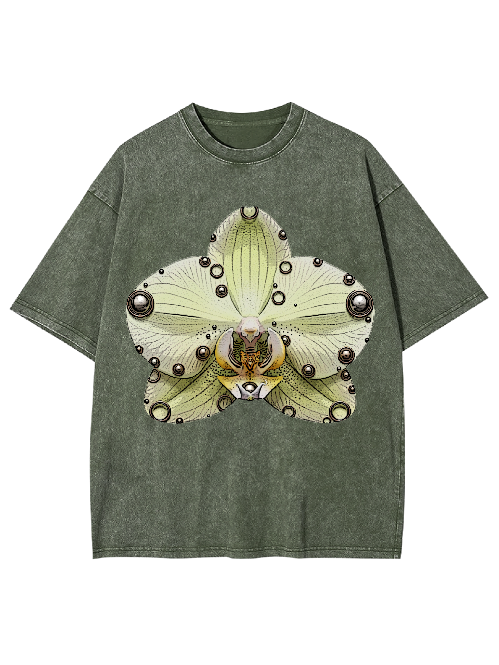 Riveted Orchid Washed Tshirt