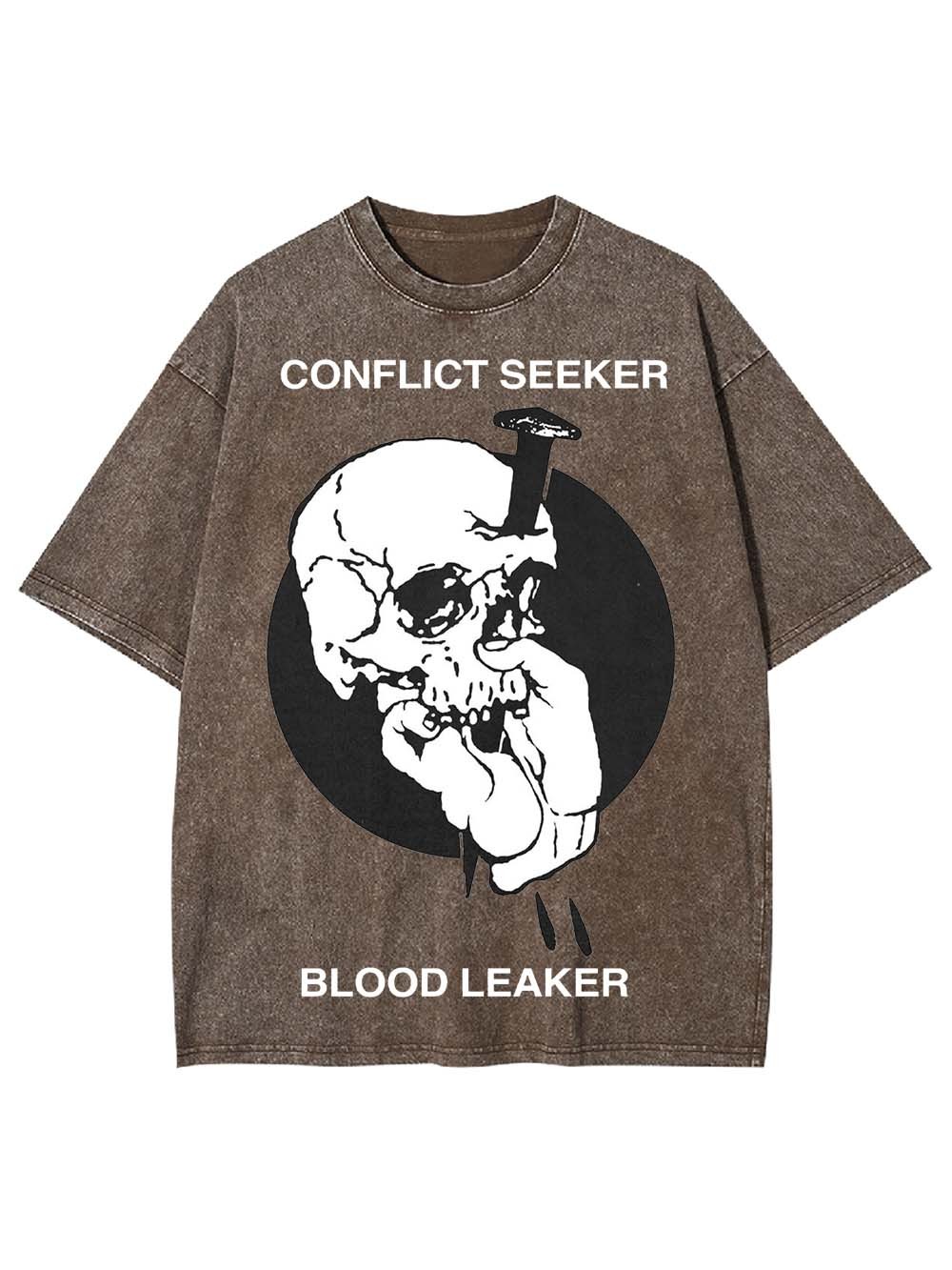 Conflict Seeker Washed Tshirt