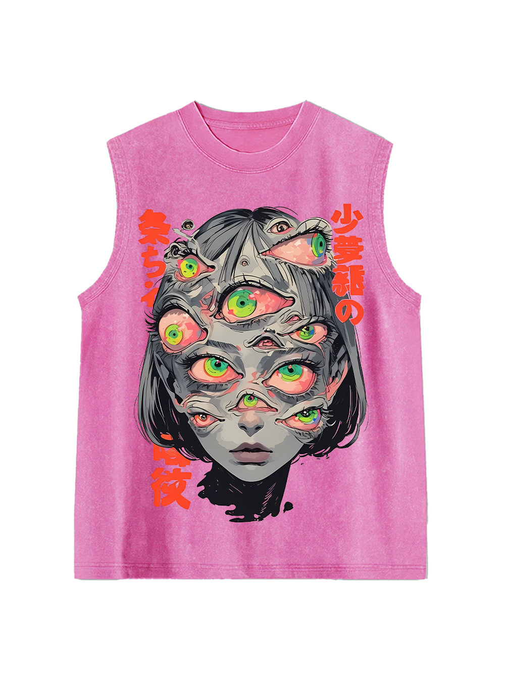 Thousand Eyed Fantasy Washed Tank Top