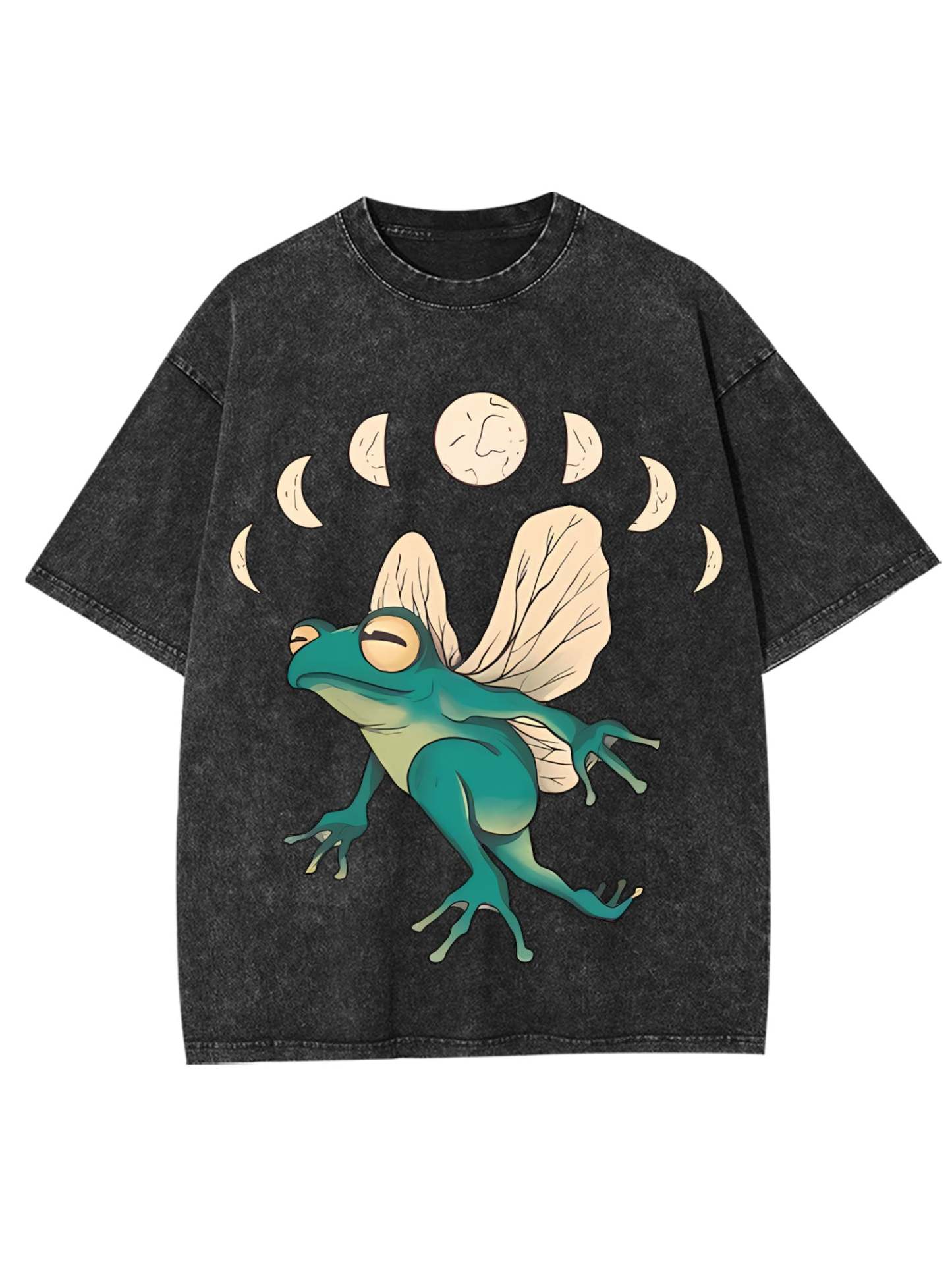 Fairy Frog Washed Tshirt-ClassyOutlaw Sale