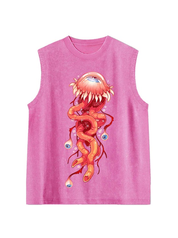 Cosmic Eye Entity Washed Tank Top