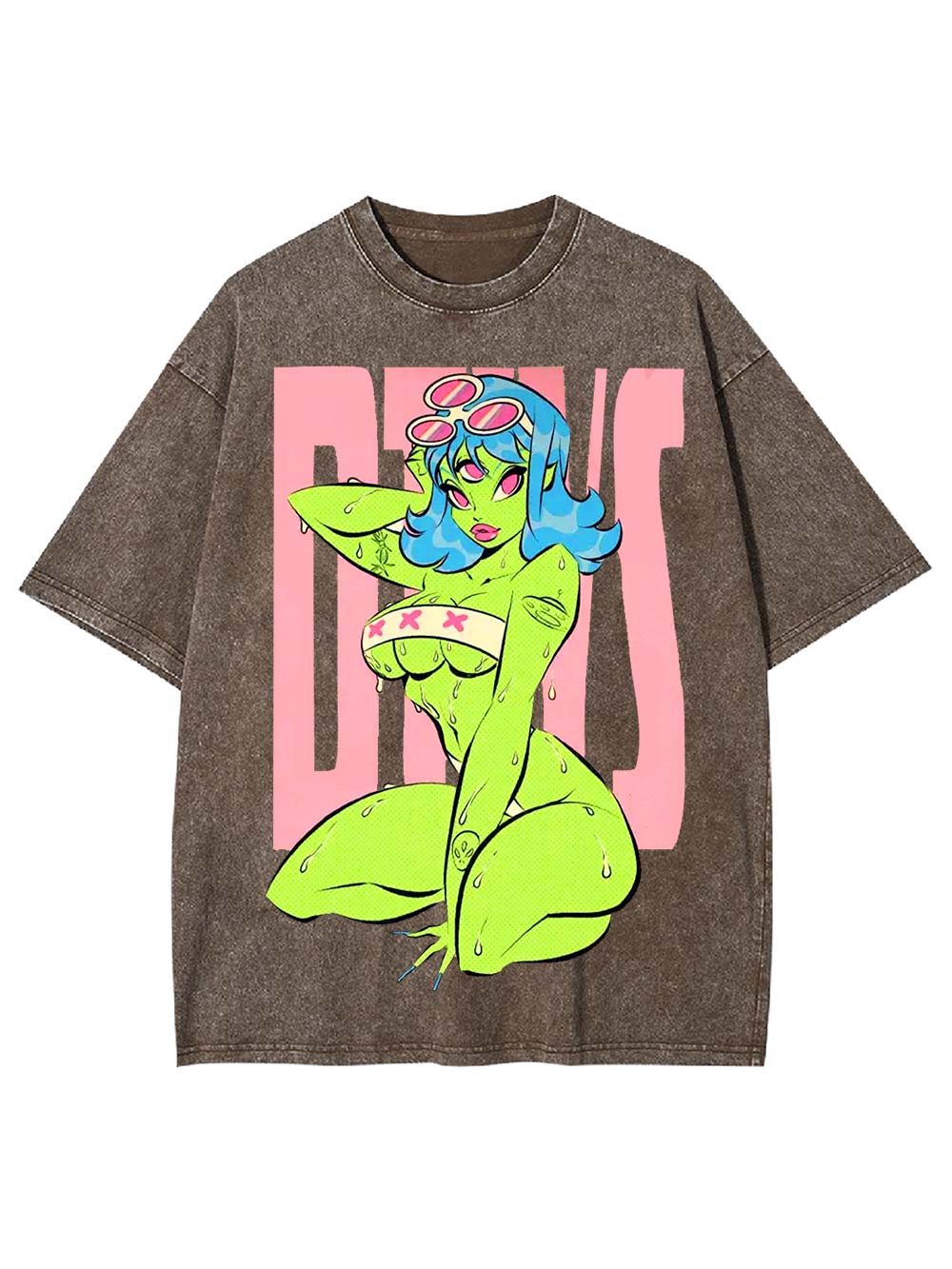 Alien Diva Washed Tshirt