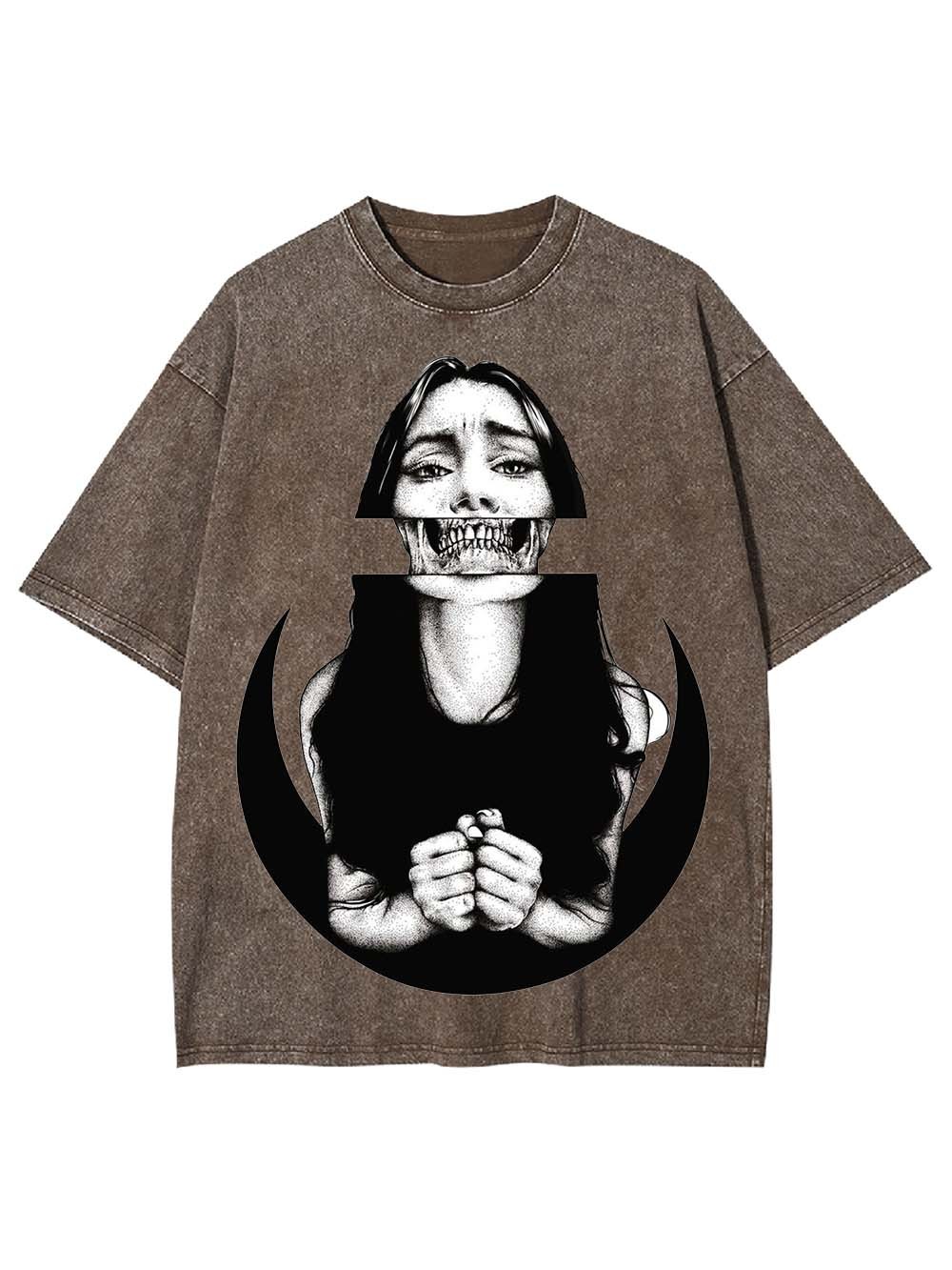 SILENT SCREAM WASHED TSHIRT