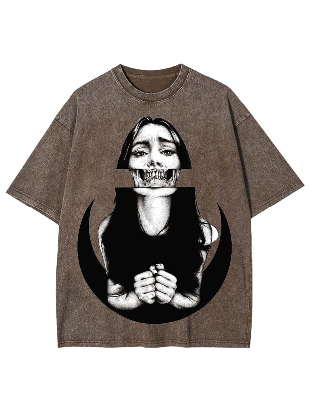 SILENT SCREAM WASHED TSHIRT