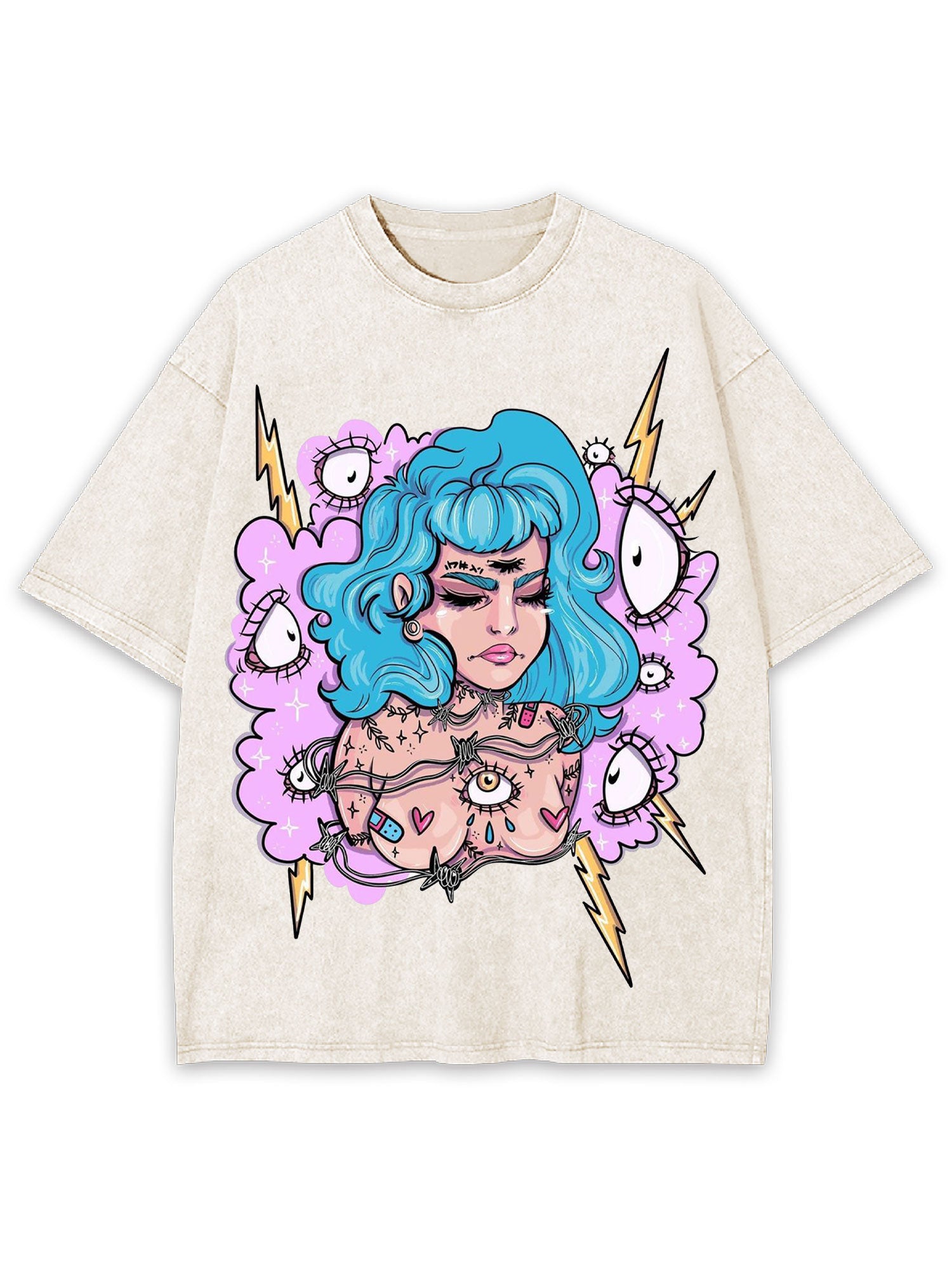 Being Gazed At Washed Tshirt