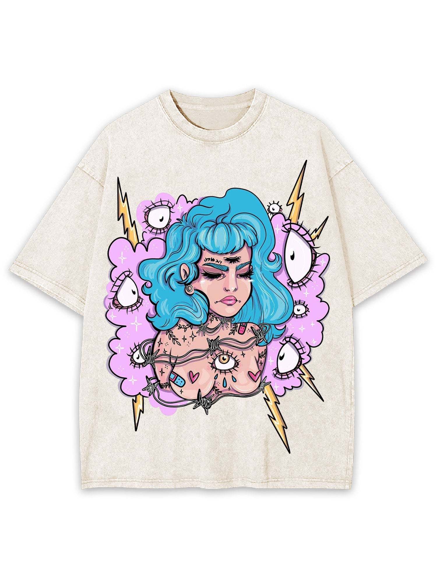 Being Gazed At Washed Tshirt