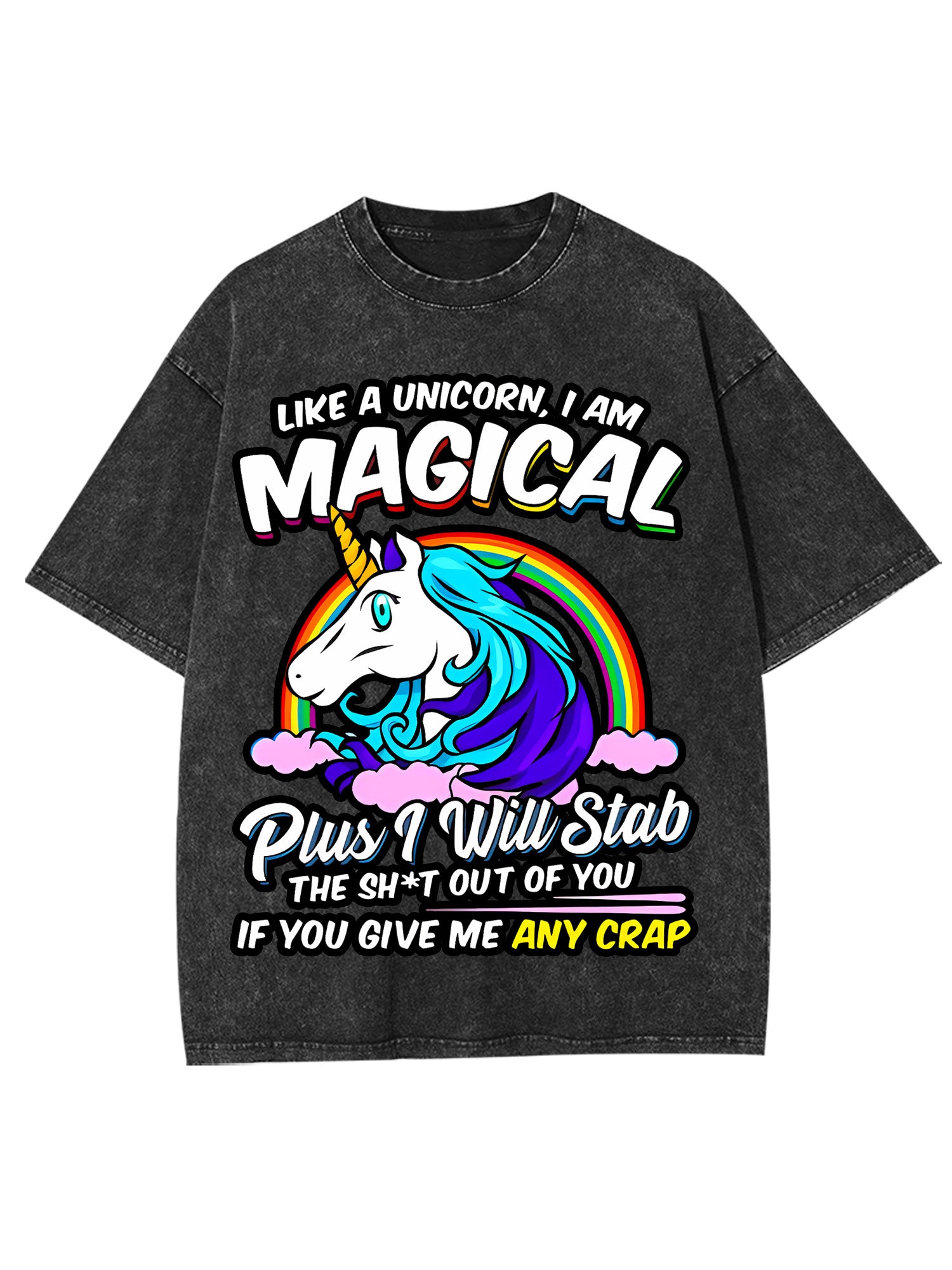 Like A Unicorn, I Am Magical Washed Tshirt