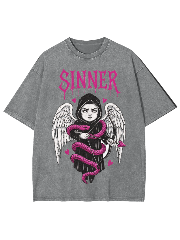 Sinner Washed Tshirt