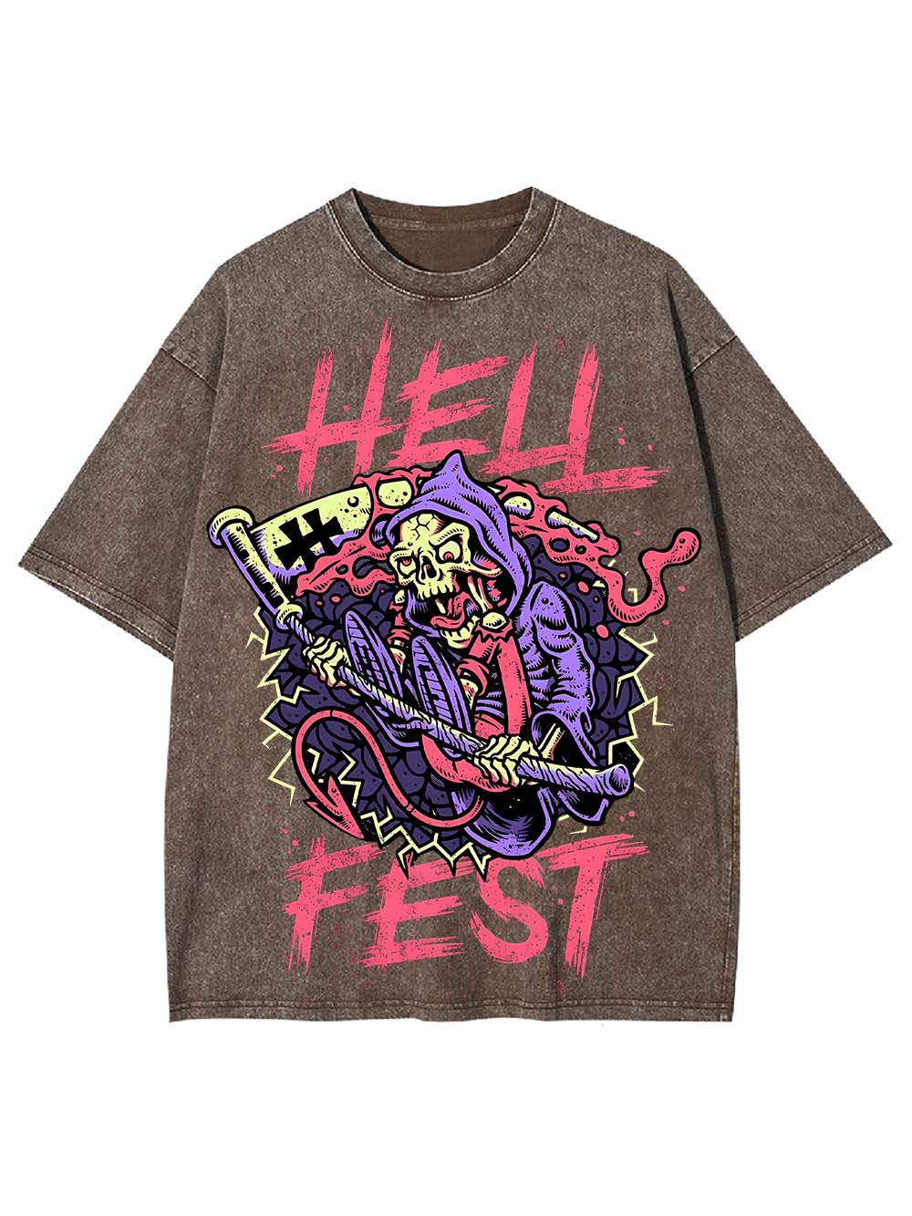 Hell Fest Washed Tshirt