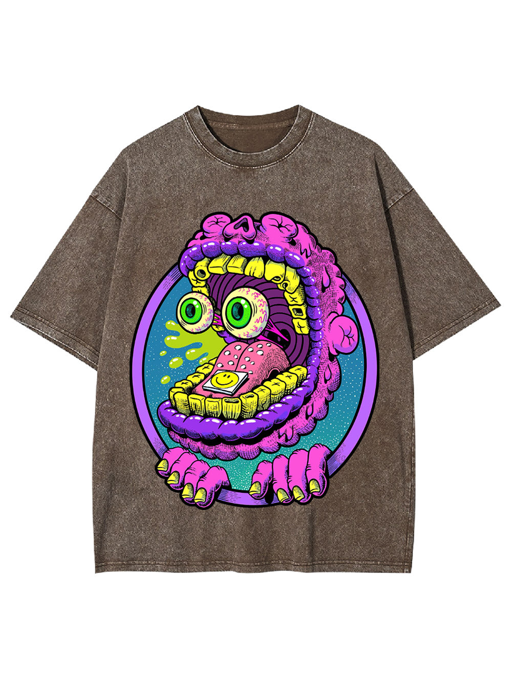 Monster Mouth Madness Washed Tshirt